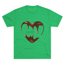 Load image into Gallery viewer, Chocolate Lover&#39;s Unisex Crew Tee - Soft Tri-Blend, Perfect Gift for Foodies, Valentine&#39;s Day, Birthdays, Casual Wear
