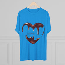 Load image into Gallery viewer, Chocolate Lover&#39;s Unisex Crew Tee - Soft Tri-Blend, Perfect Gift for Foodies, Valentine&#39;s Day, Birthdays, Casual Wear
