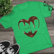 Load image into Gallery viewer, Chocolate Lover&#39;s Unisex Crew Tee - Soft Tri-Blend, Perfect Gift for Foodies, Valentine&#39;s Day, Birthdays, Casual Wear
