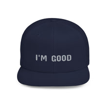 Load image into Gallery viewer, Men&#39;s Snapback Hat - &#39;I&#39;M GOOD&#39; Casual Cap for Everyday Style
