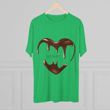 Load image into Gallery viewer, Chocolate Lover&#39;s Unisex Crew Tee - Soft Tri-Blend, Perfect Gift for Foodies, Valentine&#39;s Day, Birthdays, Casual Wear
