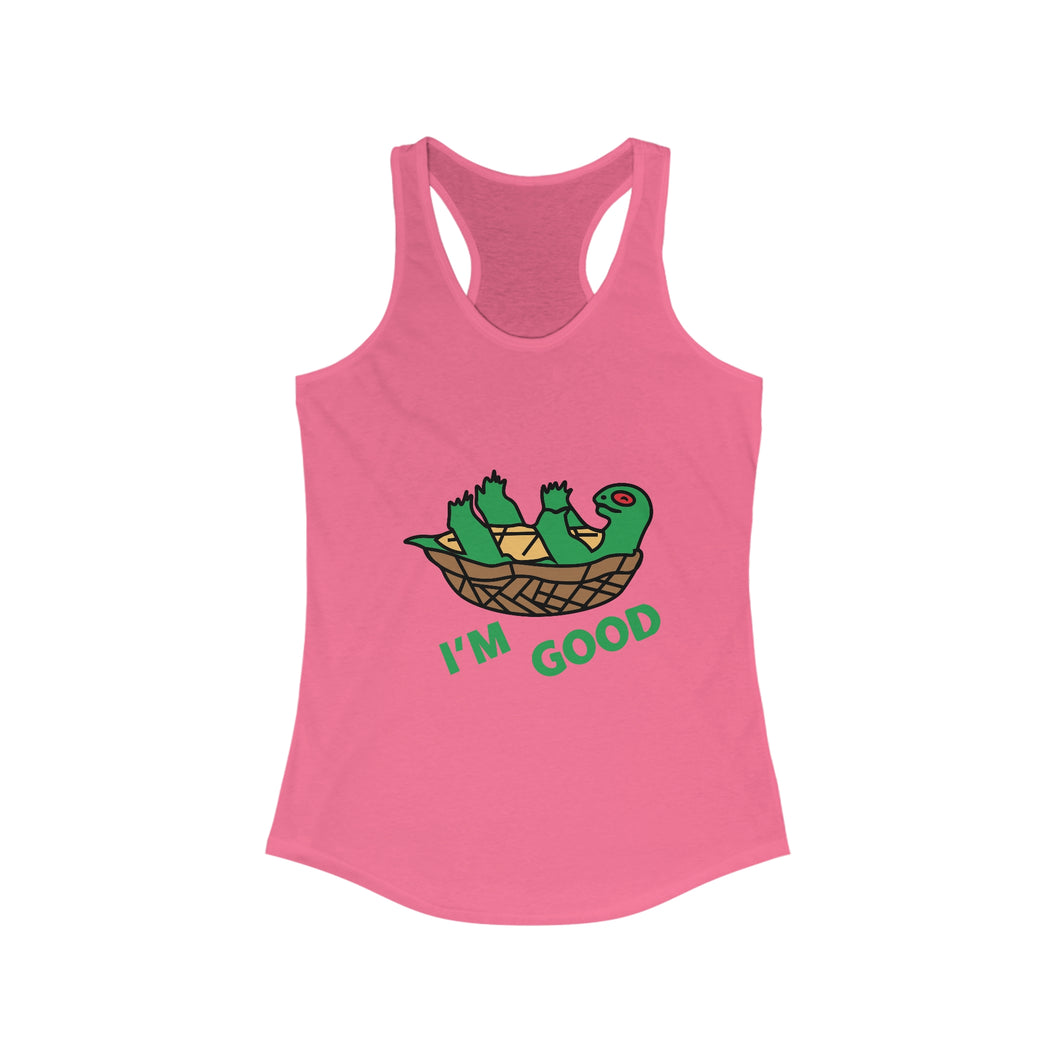 Women's Ideal Racerback Tank (Full logo)