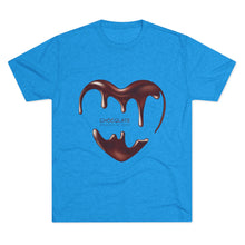 Load image into Gallery viewer, Chocolate Lover&#39;s Unisex Crew Tee - Soft Tri-Blend, Perfect Gift for Foodies, Valentine&#39;s Day, Birthdays, Casual Wear
