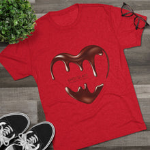 Load image into Gallery viewer, Chocolate Lover&#39;s Unisex Crew Tee - Soft Tri-Blend, Perfect Gift for Foodies, Valentine&#39;s Day, Birthdays, Casual Wear
