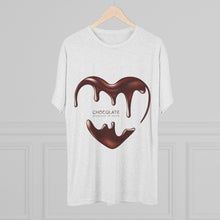 Load image into Gallery viewer, Chocolate Lover&#39;s Unisex Crew Tee - Soft Tri-Blend, Perfect Gift for Foodies, Valentine&#39;s Day, Birthdays, Casual Wear
