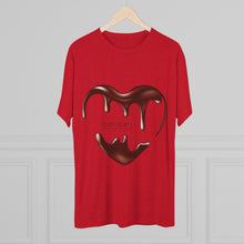 Load image into Gallery viewer, Chocolate Lover&#39;s Unisex Crew Tee - Soft Tri-Blend, Perfect Gift for Foodies, Valentine&#39;s Day, Birthdays, Casual Wear
