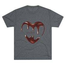 Load image into Gallery viewer, Chocolate Lover&#39;s Unisex Crew Tee - Soft Tri-Blend, Perfect Gift for Foodies, Valentine&#39;s Day, Birthdays, Casual Wear
