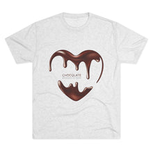 Load image into Gallery viewer, Chocolate Lover&#39;s Unisex Crew Tee - Soft Tri-Blend, Perfect Gift for Foodies, Valentine&#39;s Day, Birthdays, Casual Wear
